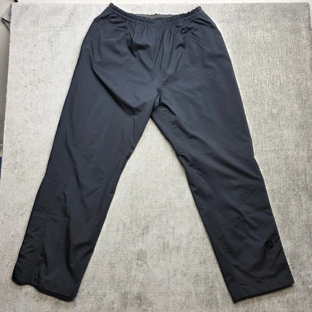FootJoy DryJoys Golf Rain Pants Mens Large Black Waterproof 1001207 Performance